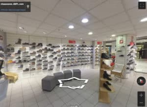 Visite virtuelle 360 chaussures JMPL.com 7 Avenue Faidherbe 93310 Le Pré-Saint-Gervais
